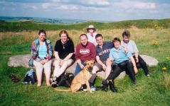 group at arbor low, summer school 2002